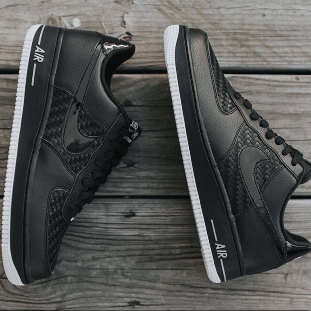 ✨1 HOUR SALE! Nike Air Force 1 lv8 woven black - Picture 6 of 8